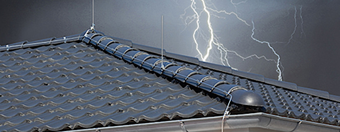 Äußerer Blitzschutz bei Elektro Scholz in Jessen / Elster OT Holzdorf
